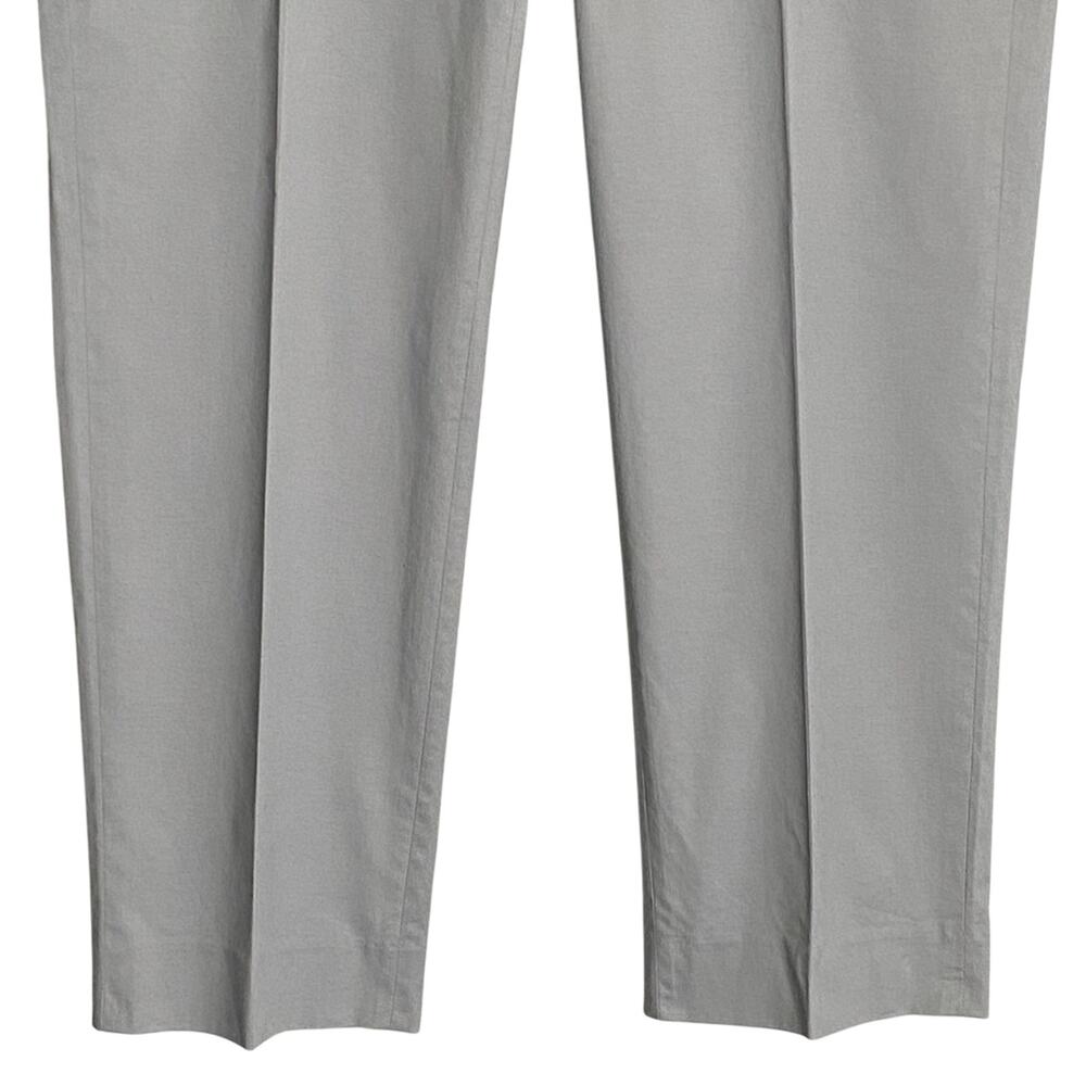 Nautica Men's 2-Piece Suit 36R 30W Bi-Stretch Cotton Gaff Solid Grey NEW - Picture 7 of 10